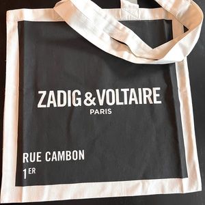Zadig & Voltaire 100% Cotton Tote Bag